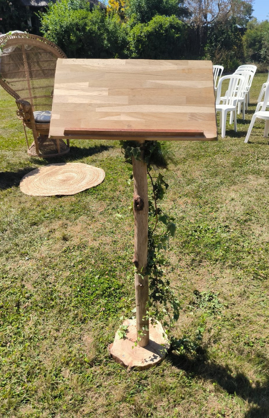 Pupitre en bois